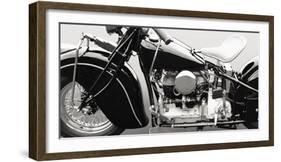 Vintage American bike-Gasoline Images-Framed Art Print