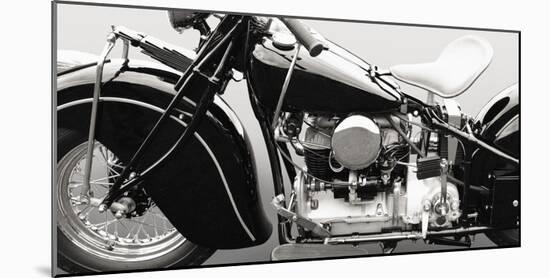 Vintage American bike-Gasoline Images-Mounted Art Print