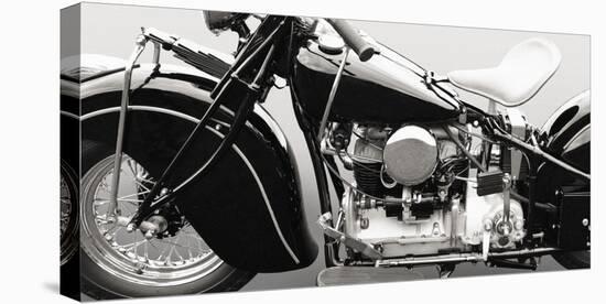 Vintage American bike-Gasoline Images-Stretched Canvas