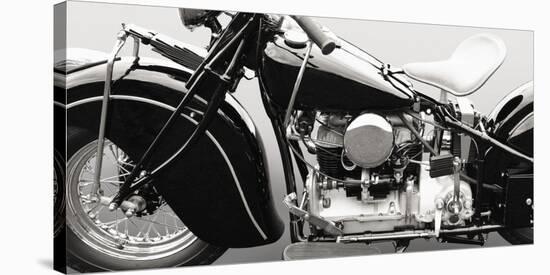 Vintage American bike-Gasoline Images-Stretched Canvas