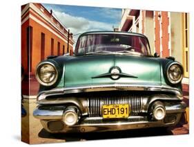 Vintage American car in Habana, Cuba-Gasoline Images-Stretched Canvas