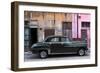 Vintage American Car Parked on a Street in Havana Centro, Havana, Cuba-Lee Frost-Framed Photographic Print