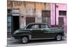 Vintage American Car Parked on a Street in Havana Centro, Havana, Cuba-Lee Frost-Mounted Photographic Print