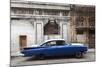 Vintage American Car Parked on a Street in Havana Centro, Havana, Cuba-Lee Frost-Mounted Photographic Print
