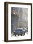 Vintage American Car Taxi on Avenue Colon During Morning Rush Hour Soon after Sunrise-Lee Frost-Framed Photographic Print