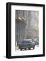 Vintage American Car Taxi on Avenue Colon During Morning Rush Hour Soon after Sunrise-Lee Frost-Framed Photographic Print