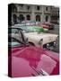 Vintage American Cars, Havana, Cuba, West Indies, Caribbean, Central America-Yadid Levy-Stretched Canvas