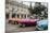 Vintage American Cars Parking Outside the Gran Teatro (Grand Theater), Havana, Cuba-Yadid Levy-Mounted Photographic Print