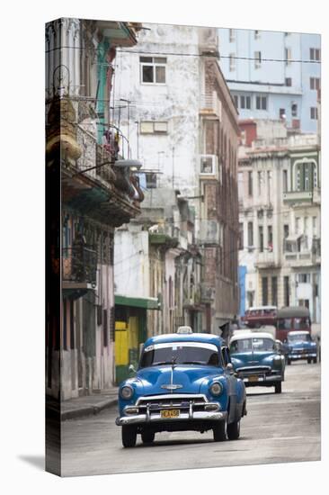 Vintage American Cars Used as Local Taxis-Lee Frost-Stretched Canvas