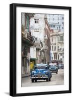 Vintage American Cars Used as Local Taxis-Lee Frost-Framed Photographic Print