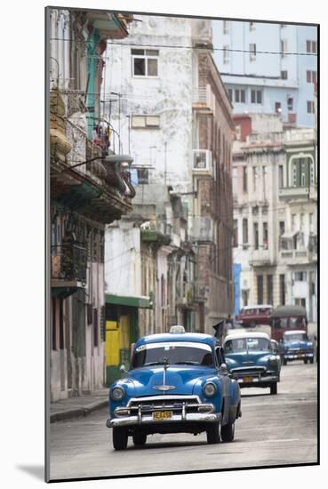 Vintage American Cars Used as Local Taxis-Lee Frost-Mounted Photographic Print