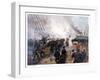 Vintage American Civil War Print of the Battle of Cherbourg-Stocktrek Images-Framed Photographic Print