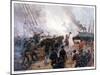 Vintage American Civil War Print of the Battle of Cherbourg-Stocktrek Images-Mounted Photographic Print