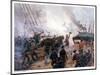 Vintage American Civil War Print of the Battle of Cherbourg-Stocktrek Images-Mounted Photographic Print