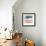 Vintage American Flag Detail-null-Framed Art Print displayed on a wall