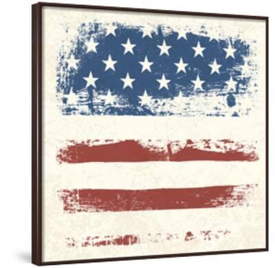 'Vintage American Flag Detail' Prints | AllPosters.com