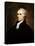 Vintage American History Painting of Founding Father Alexander Hamilton-Stocktrek Images-Stretched Canvas