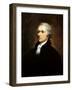 Vintage American History Painting of Founding Father Alexander Hamilton-Stocktrek Images-Framed Photographic Print