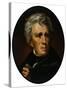 Vintage American History Painting of President Andrew Jackson-Stocktrek Images-Stretched Canvas