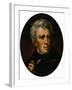 Vintage American History Painting of President Andrew Jackson-Stocktrek Images-Framed Photographic Print