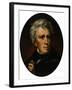 Vintage American History Painting of President Andrew Jackson-Stocktrek Images-Framed Photographic Print