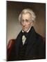 Vintage American History Painting of President Andrew Jackson-null-Mounted Art Print