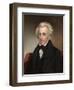 Vintage American History Painting of President Andrew Jackson-null-Framed Art Print