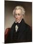 Vintage American History Painting of President Andrew Jackson-null-Mounted Art Print