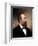 Vintage American History Painting of President James Garfield-null-Framed Art Print