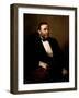 Vintage American History Painting of President Ulysses S. Grant-null-Framed Art Print