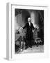 Vintage American History Print of President George Washington-null-Framed Art Print