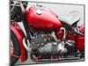 Vintage American motorbike (detail)-Gasoline Images-Mounted Art Print