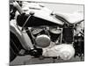 Vintage American V-Twin engine (detail)-Gasoline Images-Mounted Art Print
