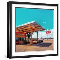 Vintage Americana Garage-Salvatore Elia-Framed Photographic Print