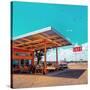 Vintage Americana Garage-Salvatore Elia-Stretched Canvas