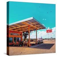 Vintage Americana Garage-Salvatore Elia-Stretched Canvas