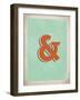 Vintage Ampersand-Kindred Sol Collective-Framed Art Print