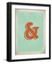 Vintage Ampersand-Kindred Sol Collective-Framed Art Print