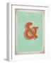 Vintage Ampersand-Kindred Sol Collective-Framed Art Print