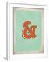 Vintage Ampersand-Kindred Sol Collective-Framed Art Print