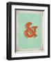 Vintage Ampersand-Kindred Sol Collective-Framed Art Print