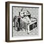 Vintage Analog Camera-Michael Mullan-Framed Art Print