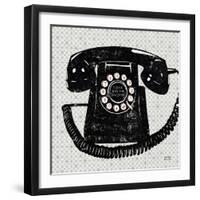 Vintage Analog Phone-Michael Mullan-Framed Art Print