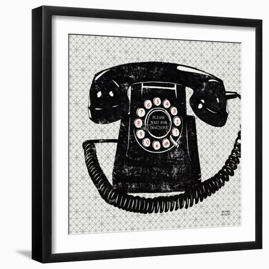 Vintage Analog Phone-Michael Mullan-Framed Art Print