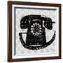 Vintage Analog Phone-Michael Mullan-Framed Art Print