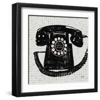 Vintage Analog Phone-Michael Mullan-Framed Art Print