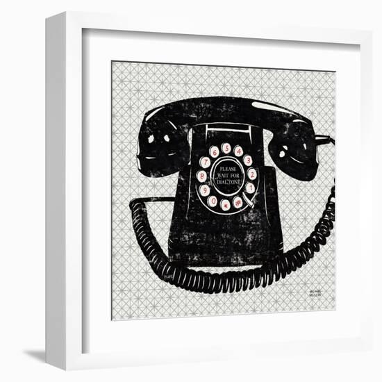 Vintage Analog Phone-Michael Mullan-Framed Art Print