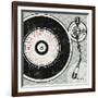 Vintage Analog Record Player-Michael Mullan-Framed Premium Giclee Print