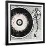 Vintage Analog Record Player-Michael Mullan-Framed Art Print