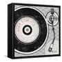 Vintage Analog Record Player-Michael Mullan-Framed Stretched Canvas